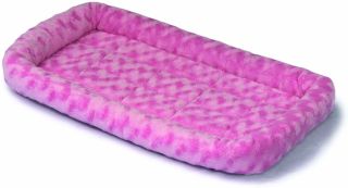 Pet Beds - Midwest Container Fashion Pet Bed Pink 36x23 Inch - 40236-PK