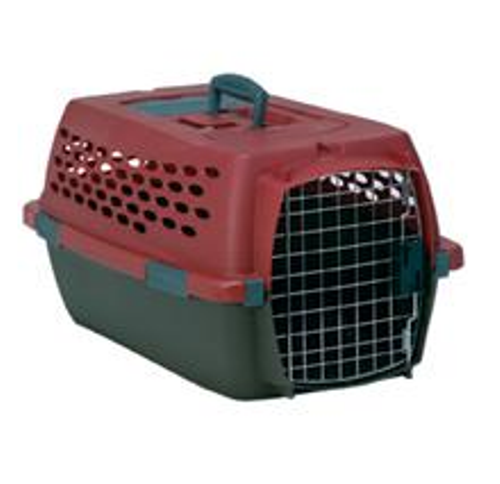 Petmate Carriers Fashion Kennel Cab Maroon Tan... by PETMATE CARRIERS