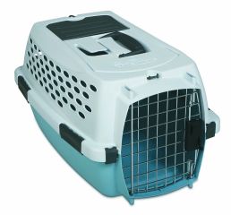 Click here to buy Petmate Carriers Kennel Cab Blue Medium - 21297 by PETMATE CARRIERS.
