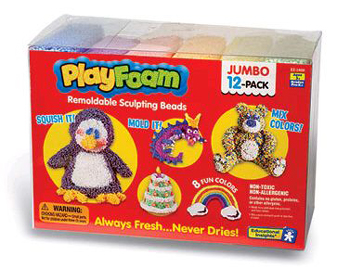 Educational Insights EI-1808 Play Foam Jumbo 12 Pack