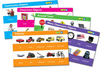 Educational Puzzles - Educational Insights EI-4501 Smarttalk 5 Puzzle Set School And Community