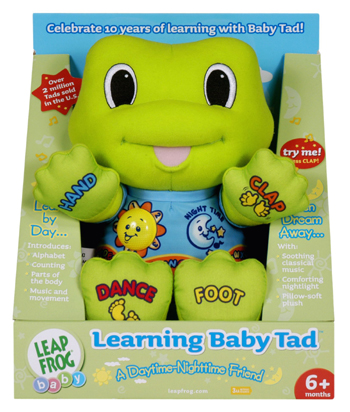 Leapfrog Enterprises LFC10314 New Hug and Learn Baby Tad Age 6 Months and up