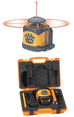 AccuLine Pro 40-6522 Automatic-Leveling Rotary Laser Level with Integral Mount with Detector... by AccuLine Pro