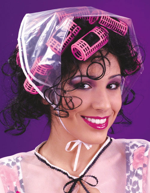 In Curlers - Costumes For All Occasions FW8156 Wig With Curlers