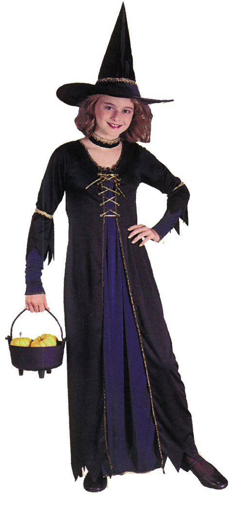 Costumes For All Occasions FW8742LG Victorian Witch Child Lrg