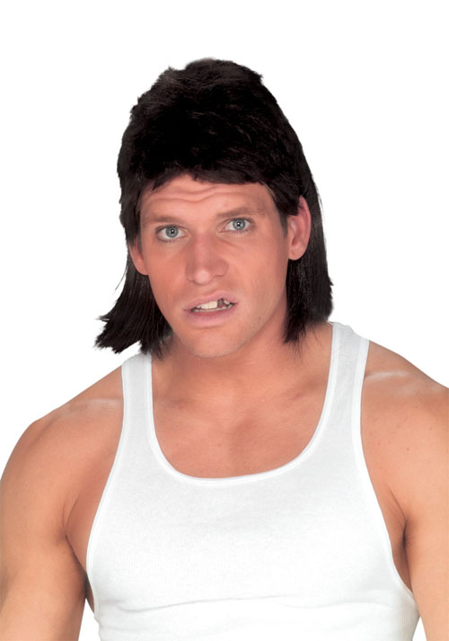 Costumes For All Occasions FWH92988BN Mullet Wig Brown Hexpress