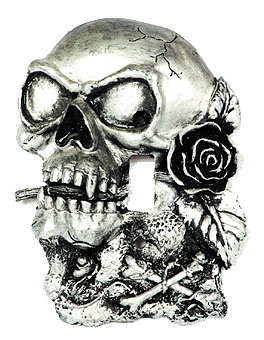 Costumes For All Occasions KB107 Light Switch Cover Skull