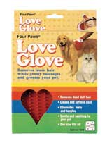 Four Paws Products Love Glove Grooming Mitt - 01840