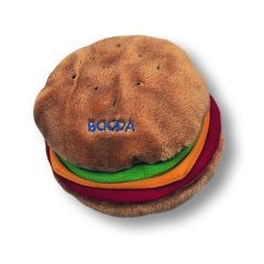 Booda Products Soft Bites Big Burger Dog Toy - 53387