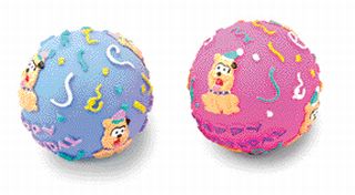 Ethical Products Vinyl Birthday Ball Dog Toy 3 Inch - 5266