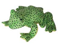 Great China International Plush Dog Toy Green 15 Inch Frog - 00834