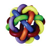 Nobbly Wobbly Rubber Ball Large - 51020