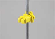 Dare Products Western Round Post Insulator Yellow - WESTERN-RP-25