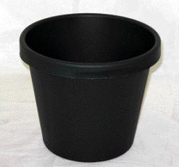 Classic Flower Pot Dark Green 8 Inch Pack Of 24 - 12008g