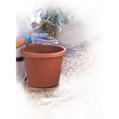 Classic Flower Pot Clay 12 Inch Pack Of 12 - 12012cl