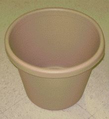 Classic Flower Pot Tan 16 Inch Pack Of 12 - 12017sands