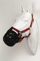 Best Friend Equine Horse Grazing Muzzle Black Large  BF06S