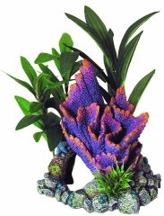 Blue Ribbon Pet Products Coral Floral Ridge Cave... by BLUE RIBBON PET PRODUCTS