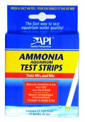 Mars Fishcare Ammonia Aquarium Test Strips 25 Count - 33D