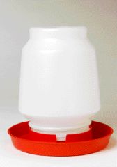 Plastic Screw On Jar White 1 Gallon - 666