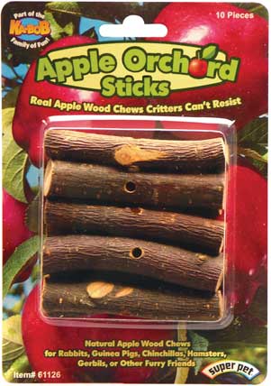 Pets International Small Animal Orchard Sticks Apple - 100079278