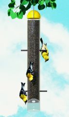 Woodstream Wildbird Upside-down Thistle Feeder Yellow 2 Pound - 399
