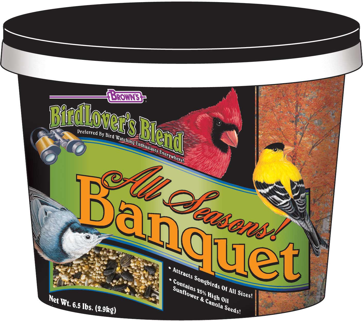 F.m. Browns Wildbird All Season Banquet Bird Food 7 Pounds - 40851