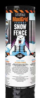 Easy Gardener Tensar Maxigrid Snow Fence Black 4x50 Feet RC430014E
