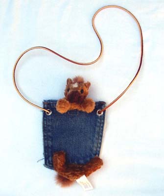 Bear Hands PP-DEN-HOR Pocket Purse Denim Horse