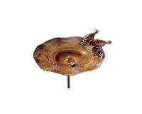 Achla Designs Antiqued Brass Bird Bath
