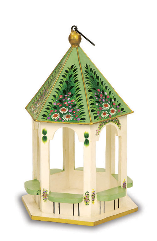 Achla Designs ACHLABF20 Hand Painted Wooden Victorian Birdfeeder