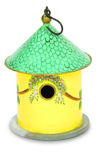 Achla Designs ACHLABH20 Bastion Bird House Hand Painted Wood