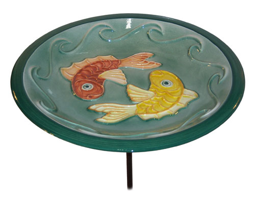 Achla Designs Green Fish Bowl and Stake