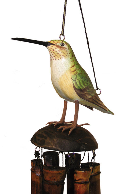 Cohasset Imports Rofous Hummingbird Wind Chime