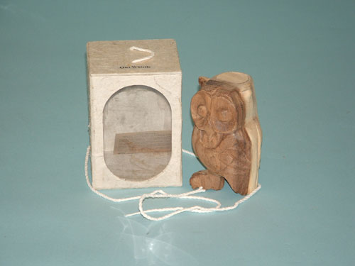 Earth Treasures 5 in. Owl Whistle with Gift Box by Earth Treasures