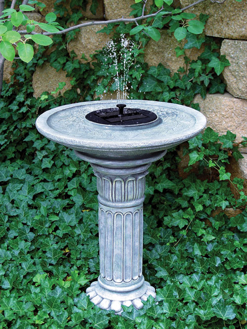 Echo Valley Argos Solar Bird Bath Fountain