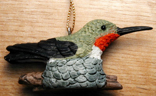 Fisher Wildlife Hummingbird-Nest Ornament