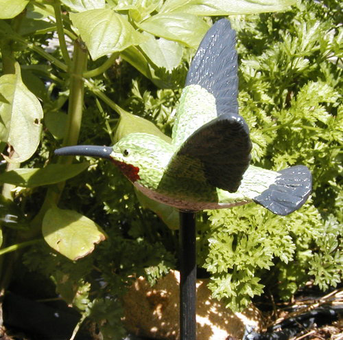 Fisher Wildlife Hummingbird Garden Bird Stick