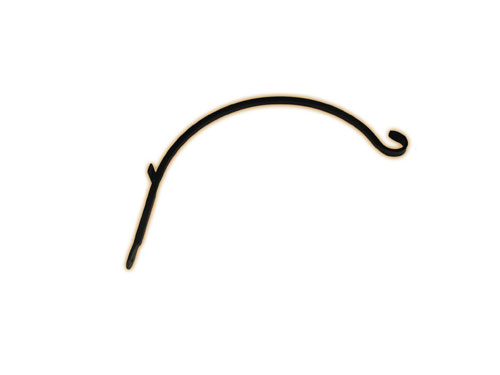 Hookery HKRYA24 18 Curved Bird Feeder Hook