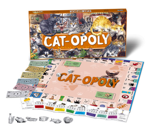 Late For The Sky Cat-Opoly Board Game