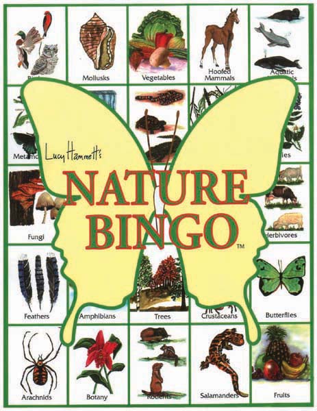 Lucy Hammet Bingo Games Lh2277 9"l X 1"w X 11.5"d Nature Bingo Games