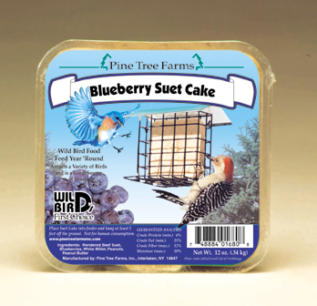 Pine Tree Farms 12 oz Blueberry Suet Cake