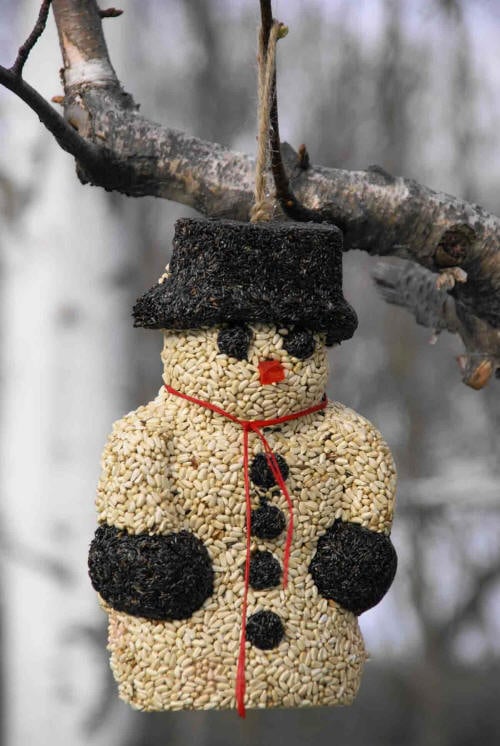 Snow Man Wreath