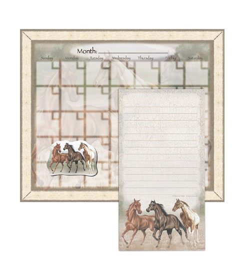 Store With Style Wild Horses Mousepad Planner