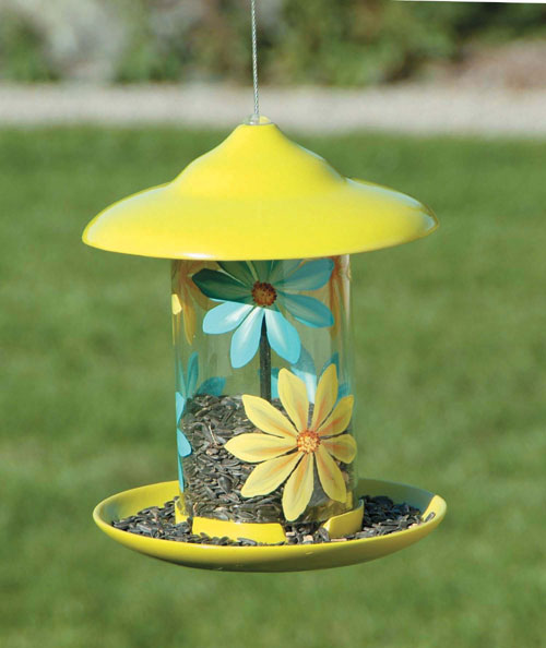 Bird Brain Blooming Beauty Bird Feeder Lime Green