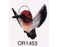 Brushkins by Nature s Accents Hummingbird Grn and Brn Ornament