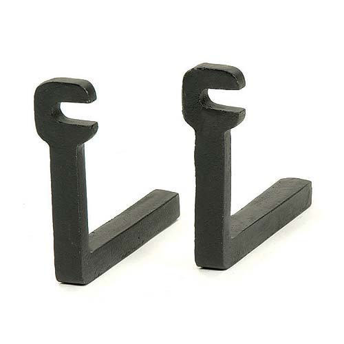 Minuteman ADP-03 Short Shank Andiron Adapter 3 Inch - Black Paint
