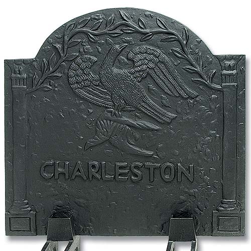 Minuteman CFB-02 Charleston Fireback - Cast Iron - Black