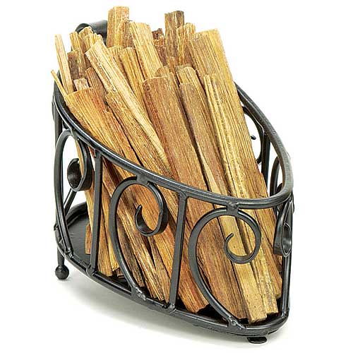 Minuteman FWC-11 Fatwood Caddy - Scrolls - Powder Coated Graphite