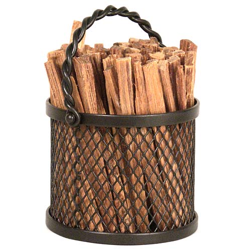 Minuteman FWC-30 Twisted Rope Fatwood Caddy - Powder Coated Graphite